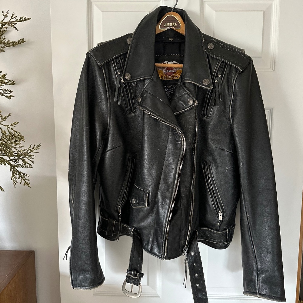 Vintage Harley Davidson leather jacket
